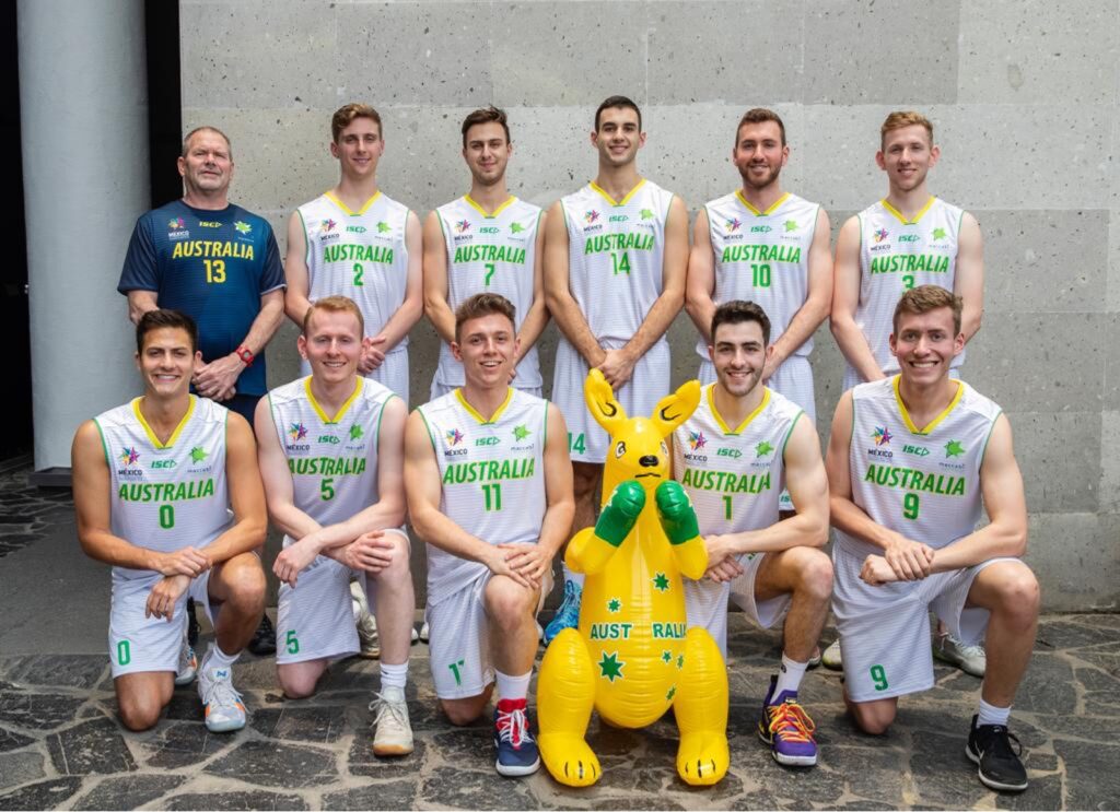 The Open Men's Basketball team